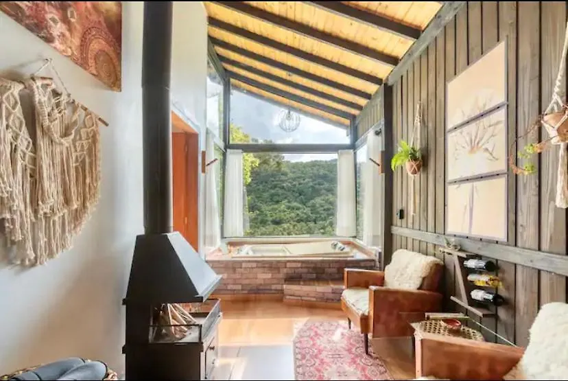 Cabana Sassafras Com Hidromassagem Alfredo Wagner Guest house