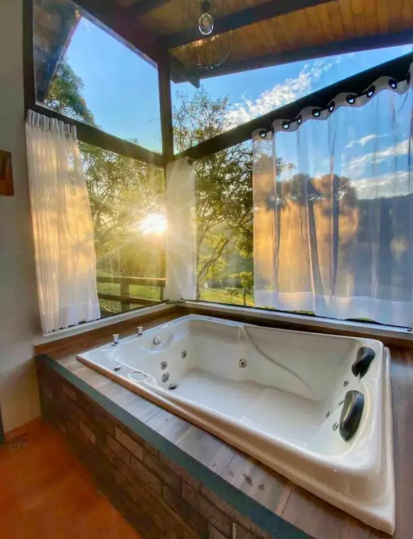 Cabana Sassafras Com Hidromassagem Alfredo Wagner Guest house