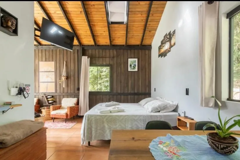 Cabana Sassafras Com Hidromassagem Alfredo Wagner Guest house